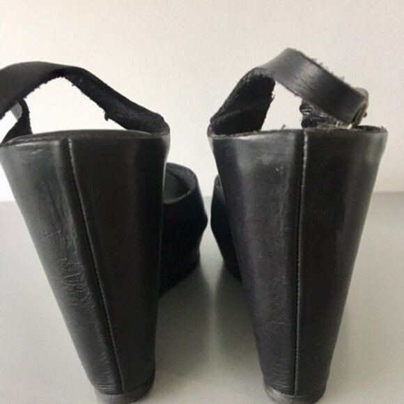 Sixty Seven platform Wedge black size 6 - Picture 5 of 14